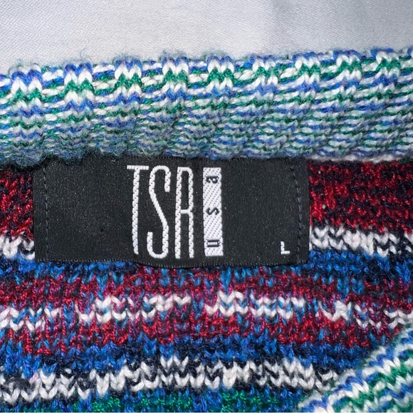 Vintage Grandpa Crewneck Sweater Large TSR USA Christmas Holiday Multicolor - Picture 3 of 9